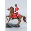 Vernissage of History / Figurine Kuban Cossack on a small chestnut horse (hand-painted)