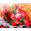 Опт-картина / Malen nach Zahlen 40x50 Rosen im Korb