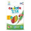 Crayons de couleur épaissis CARIOCA "Tita Maxi", 12 couleurs, plastique, hexagonal, 5 mm
