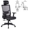 BRABIX "Spectrum ER-402" office chair, synchromechanism, headrest, adjustable armrests