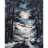 Опт-картина / Pintura por números 40x50 Camino nevado