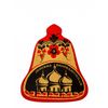 Золотая Хохлома / Wooden magnet "Moscow white stone"