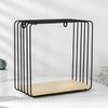 Доляна / Doliana / Shelf "Juno", 12 × 24.5 × 24.5 cm, black