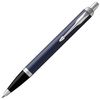 Ballpoint pen PARKER "IM Core Matte Blue CT", building dark blue lacquer, chrome, blue