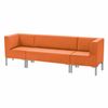 Armchair "Host" M-43, 620х620х780 mm, without armrests, eco-leather, orange