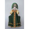 Потешный промысел / Porcelain souvenir doll "Dancer. Girl in traditional costume of the 18-19th century"