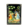Палех / Box "Fairy tale" 14x9.5 cm, author Terentyev