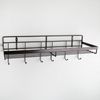 Доляна / Doyana / Household shelf with hooks, 40.4 × 13.3 × 12.5 cm, brown