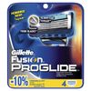 Replacement shaving cassettes 4 pcs. GILLETTE "Fusion ProGlide" for men