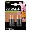 DURACELL / Rechargeable batteries AAA (HR03) Ni-Mh, 900 mAh, SET 4 pcs. in blister