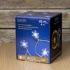 Kaemingk / LED garland Snowflakes 4 m, 40 cold white LED lamps, transparent PVC, IP20