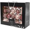 Kaemingk / Glass ball set Pink Chic, 42 pcs