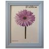 Frame premium 21x30 cm, wood, baguette 26 mm, "Linda", blue