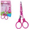 Scissors BRAUBERG "Kid Series", 130 mm, with colour print of "Pigs", pink
