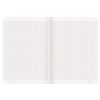 BRAUBERG / Notebook 48 y. checkered cover leatherette matting, stitching, A5 (147x210mm), BLUE, MOVE / 10 pcs.