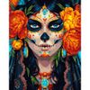 Опт-картина / Tranh theo số 40x50 Grim hộp sọ Mexico