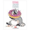 HATBER / Notebook, A5, 48 sh., Giá đỡ, lồng, bìa cứng, "Cool Raccoon" / 10 chiếc.