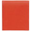 Reliure à 4 anneaux avec poche frontale transparente BRAUBERG, carton / PVC, 65 mm, rouge, jusqu'à 400 feuilles