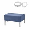 Poof "Host" M-43, 620 x620 x450 mm, eco-cozh, blue