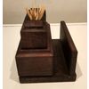 РосХозДом / RoskhozDom / Set for spices wooden on a stand Dispenser type 2