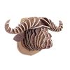 Фабрика Рекламных Технологий / 3D figure – Head of the African Buffalo KVK Brown textured wool Brown