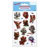 Sticker gel "Dog", reusable, embossed foil, 10x15 cm, INLANDIA