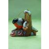 Ярославская майолика / Christmas toy "Bullfinch on a branch"