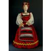 Потешный промысел / Porcelain souvenir doll "Arkhangelsk province. Pomor women's costume, late 19th - early 20th century"