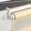 BRABIX 100x175 cm roll curtain, texture - ice, protection 55-85%, 200 g/m2, creamy