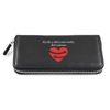 Clutch zipper big "When I hold you" black