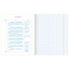 BRAUBERG / Notebook subject PASTEL 48 sheets, cardboard cover, BIOLOGY, cage, tip / 10 pcs.