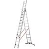 Stepladder aluminum S100 ProfiLOT 3x12 steps, Hailo