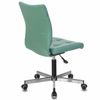 BRABIX / Armchair "Stream MG-314", without armrests, five-ray silver, eco-leather, gray-blue,
