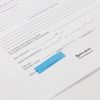 Bookmark adhesive BRAUBERG NEON plastic, 45х12 mm, 8 colors x 25 sheets, on a plastic ruler 12 cm
