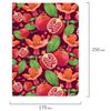 BRAUBERG / Notebook 60 l. in line SoftTouch cover, beige paper 70 g / m2, stitching, B5 (179x250 mm), POMEGRANATE / 4 pcs.