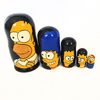Хохлома Оптом / Matryoshka "the Simpsons" 5 dolls