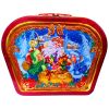 Valise cadeau de nouvel an figuré "Wizard Santa Claus", un ensemble de bonbons 1200g.