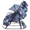 GALAXY  / Sled-carriages "Twins. Fir-trees on gray"