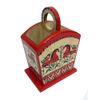 Беломорские узоры / Pencil holder wood "Mezenskaya Rospis" 2 compartment