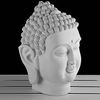 Мастерская Экорше / Plaster figure "Head of Buddha"