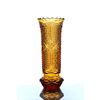 Гусевской Хрустальный завод / Crystal vase for flowers "Uralochka" large amber