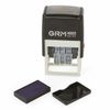 GRM / Dater-mini month in digits, imprint 22x4 mm blue, GRM 4820 BANK