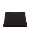 Торжокские золотошвеи / Black cosmetic bag with zip with embroidery "Blossom"
