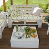Этель / Pillow for a three-seater bench Cactus, 45 × 150 cm, reps impregnated with VMGO, 100% cotton