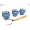 Вятская керамика / Set 1/3, 3 pots 0.7l each