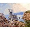Опт-картина / Peinture par numéros 40x50 Nid d'hirondelle