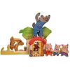 Puzzle "Three little pigs" - colorful educational toy (handmade)