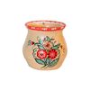 Vase "Melody" clay painted