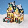 Kaemingk / Casa di Natale luminosa Villaggio di Natale: negozio di giocattoli a Oberstein 21 * 20 cm, a batteria