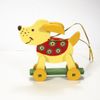 Toy Christmas tree "The mongrel" yellow 270-1